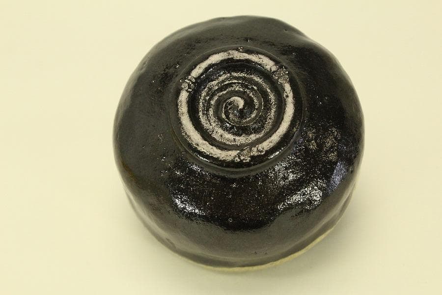 茶道具 黒楽茶碗 小服 茶箱仕組 美品(BB480)