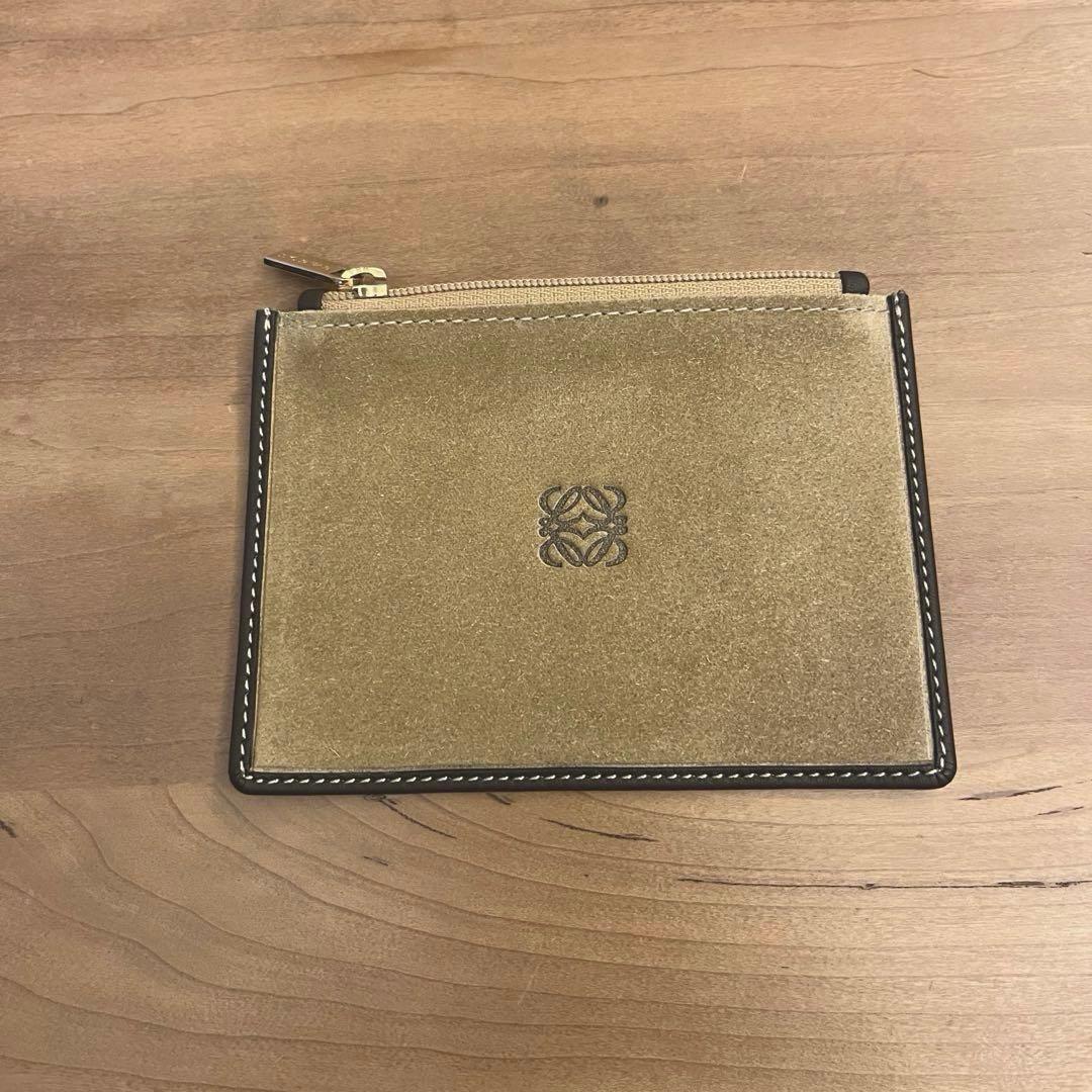 LOEWE スウェード レザー ケース カードケース アナグラム