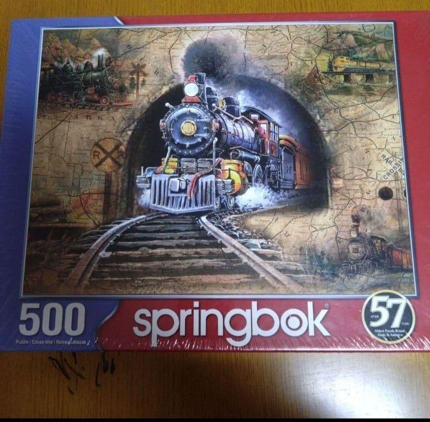 ジグソーパズル 汽車　蒸気機関車　Springbok 500ピース　　機関車