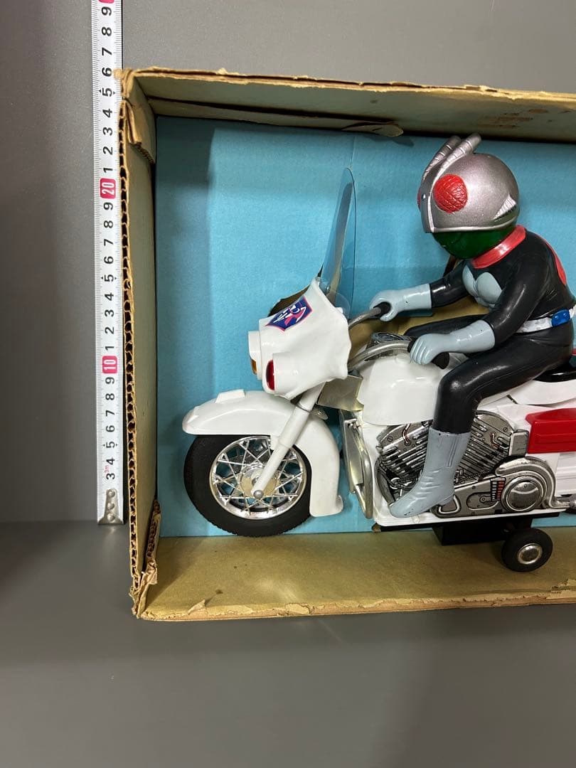 ｅｃo★　仮面ライダー　サイクロン号ヨネザワ製　箱付き石森プロ毎日放送東映