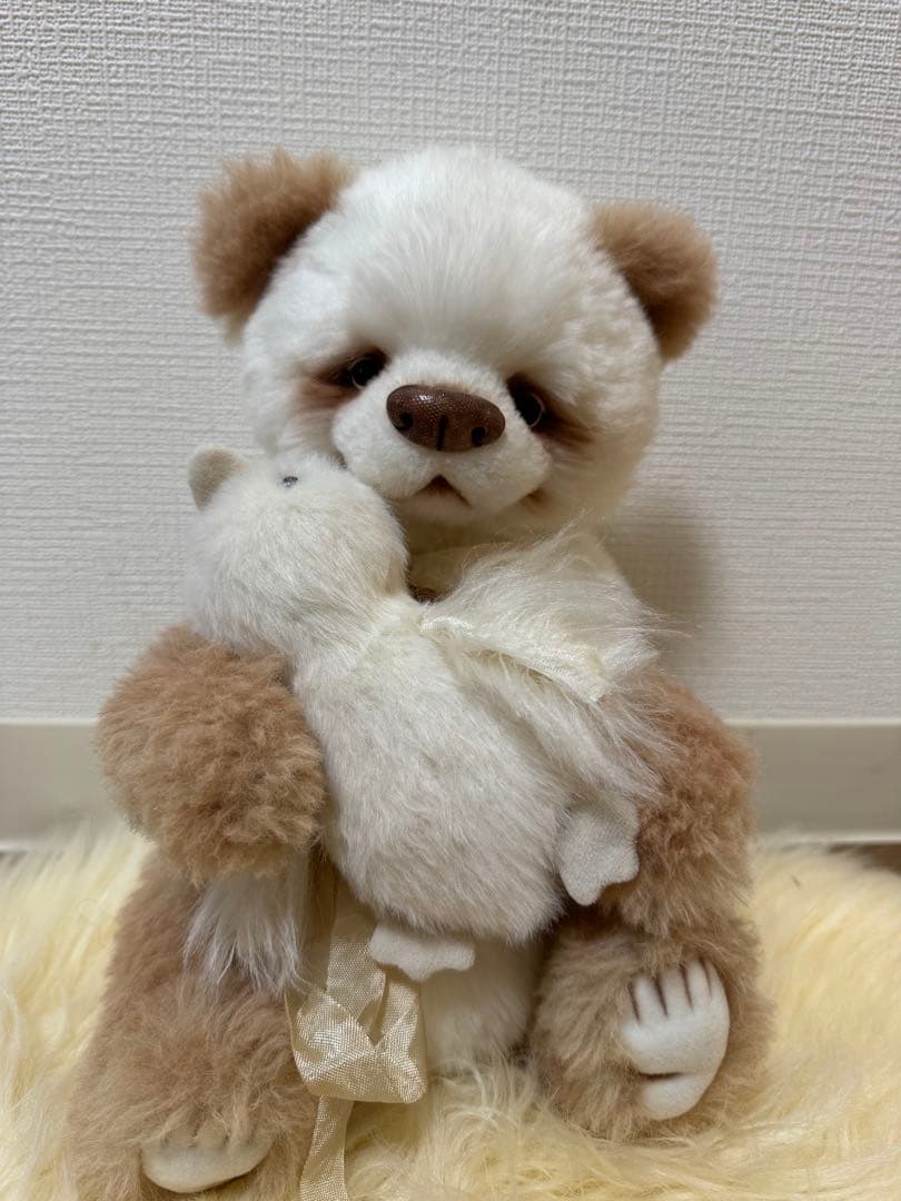 海外作家様作　アートドール　白いパンダ