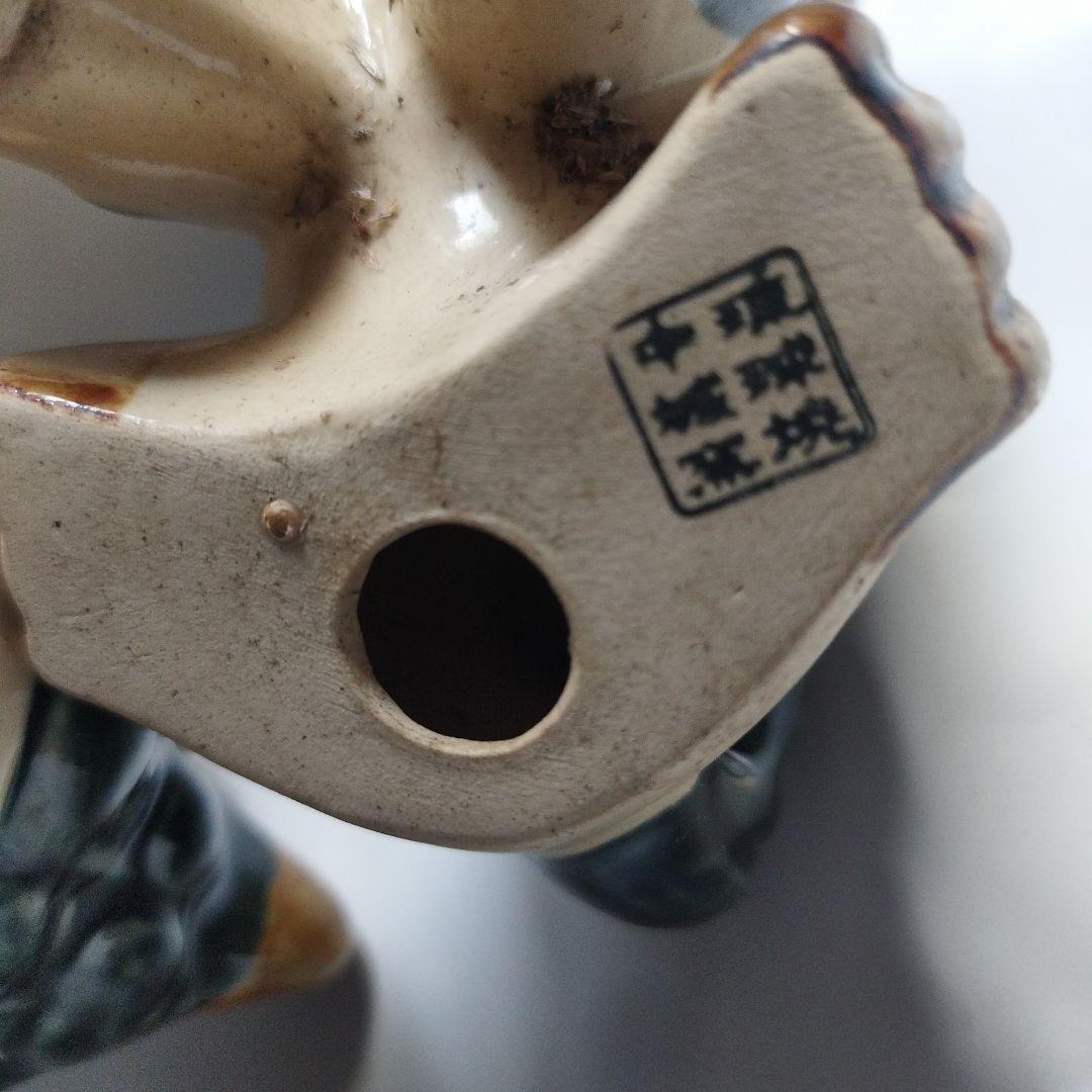 沖縄　シイサー　魔除け陶器製 2体セット