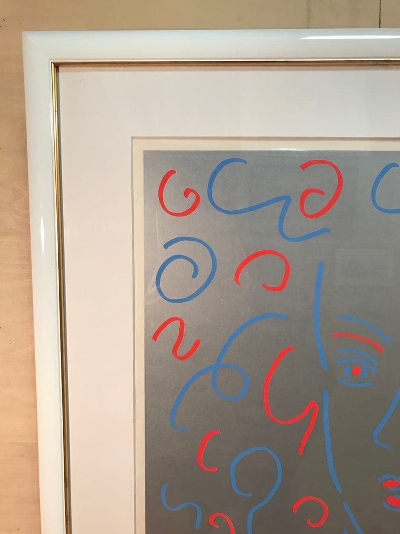 宮内ハルオ　「女神 in New York 」　シルクスクリーン　直筆サイン有り