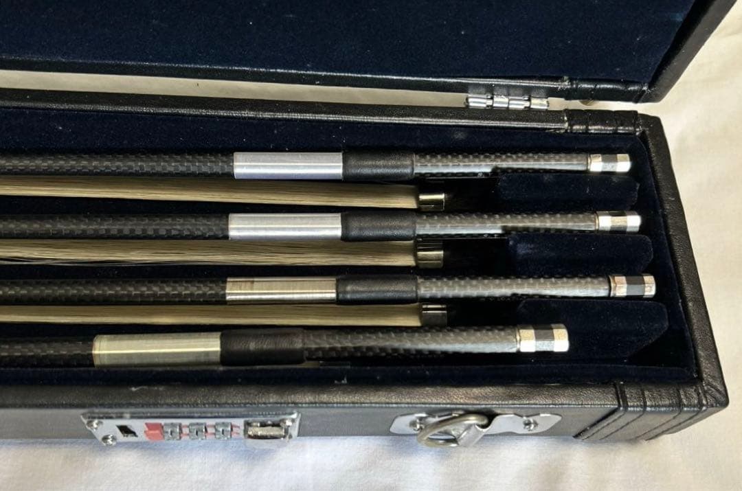 新品WAGNER 弓４本とハードケースをセット(Vn２本.Vla１本.Vc１本)