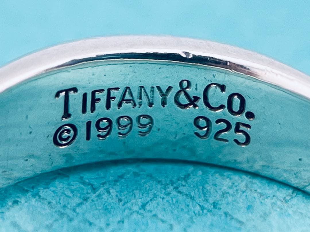 c950 オールドティファニー　1999 ナイフエッジ　リング　約10.5号