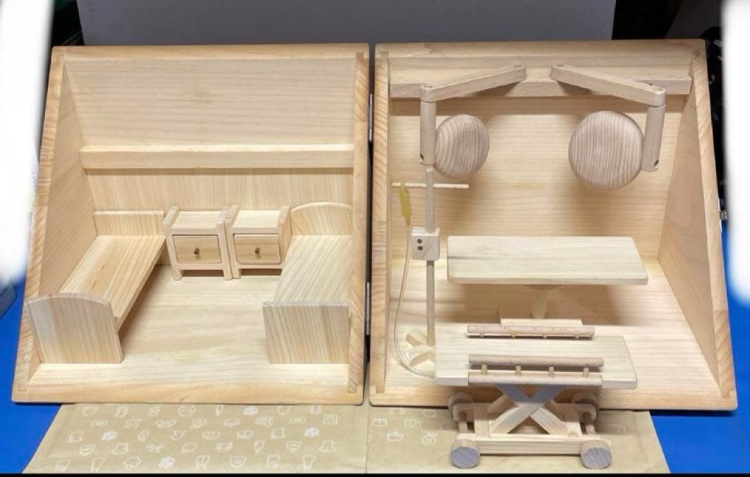 【激レア】　堀内ウッドクラフト　ぷれぱらウッド　手術セット 木製 希少