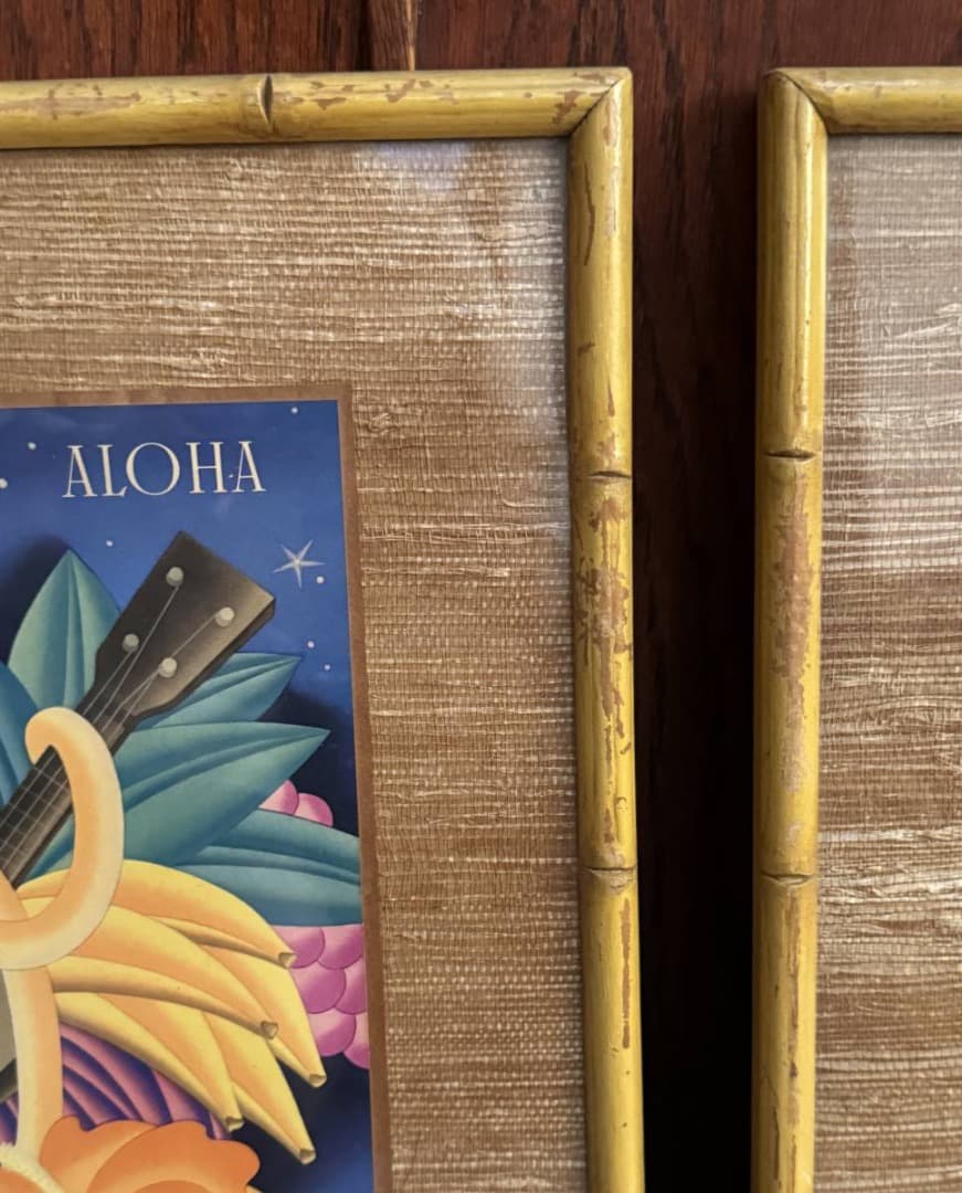 Lot of 2 1940/50s ビンテージ Matson Menu