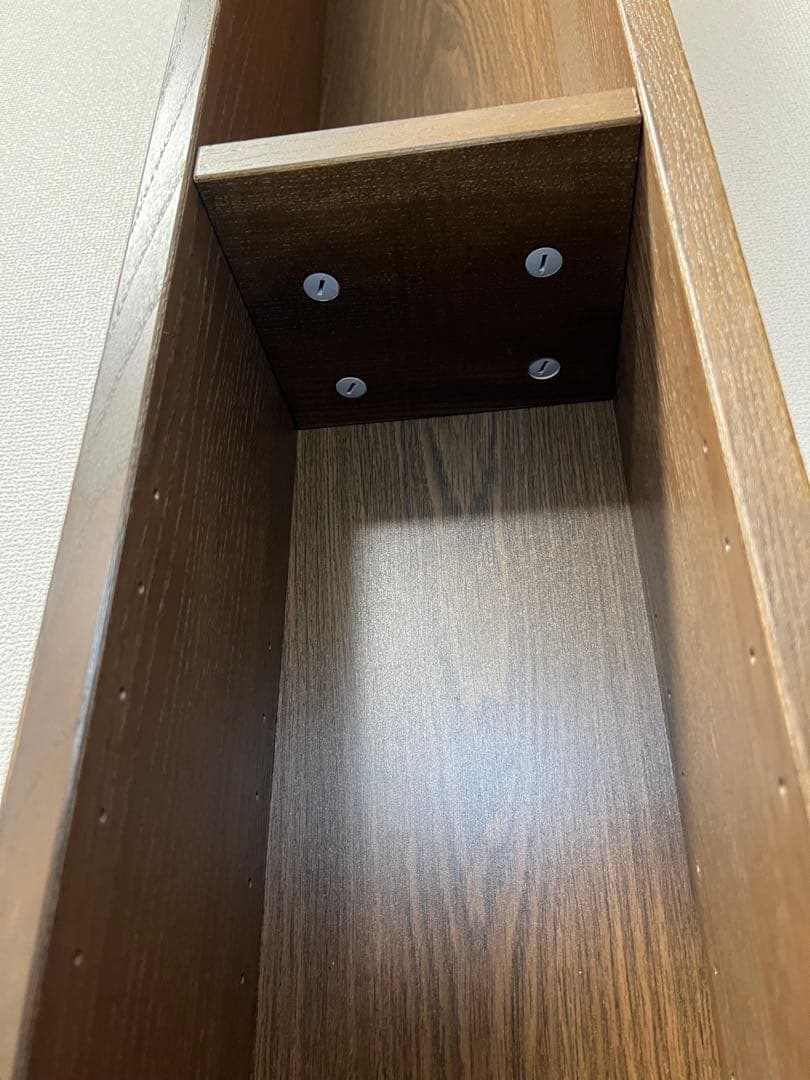 IKEA GNEDBY グネドビー ブラウン 棚 CDラック DVD収納 スリム