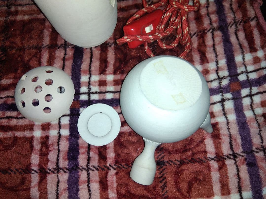 煎茶道具 涼炉(電気コード、炭)両用