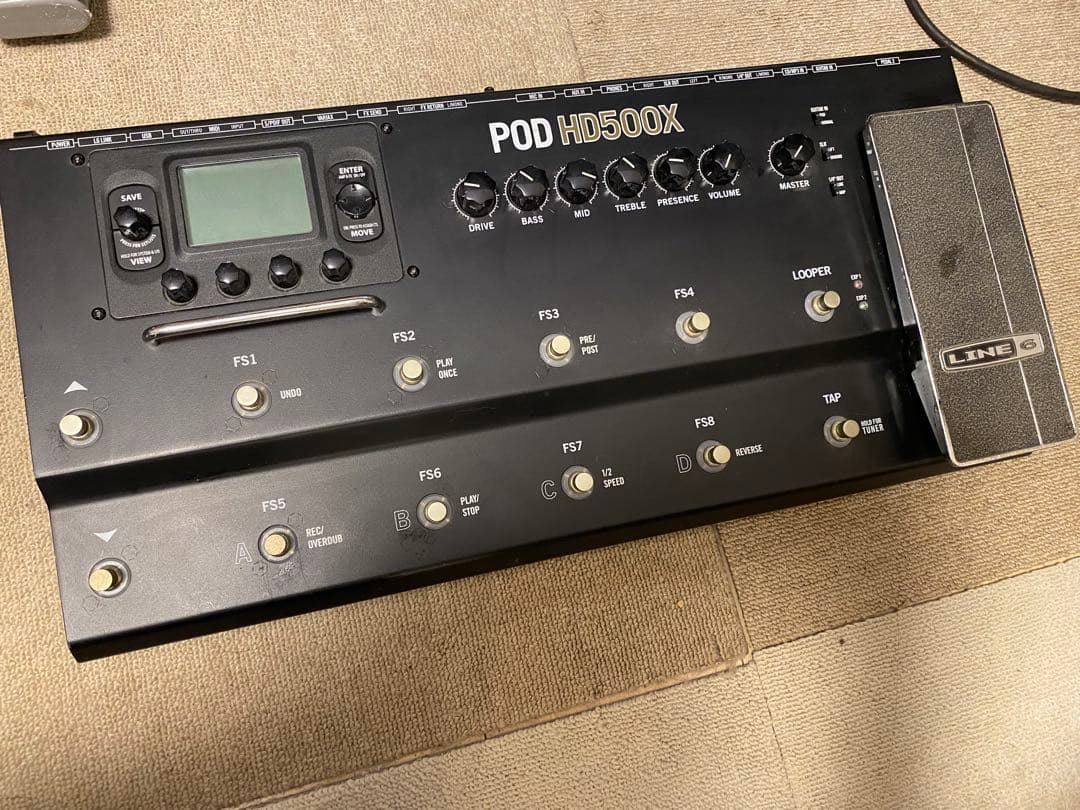 ギター LINE6 pod hd500x