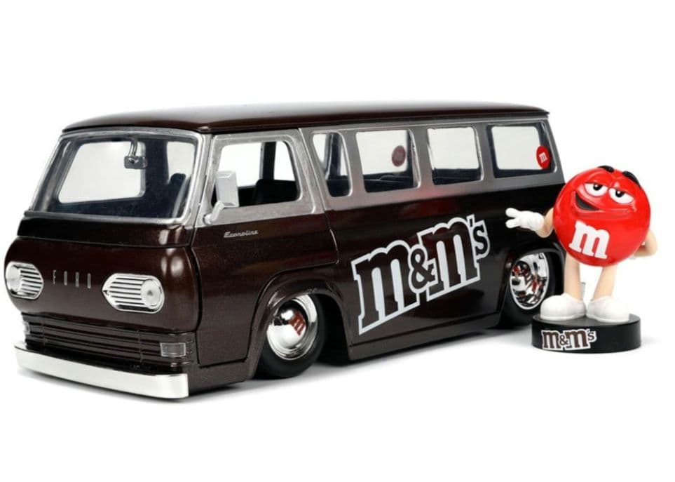 Jada Toys 　1965フォード・エコノライン/レッド・フィギュア