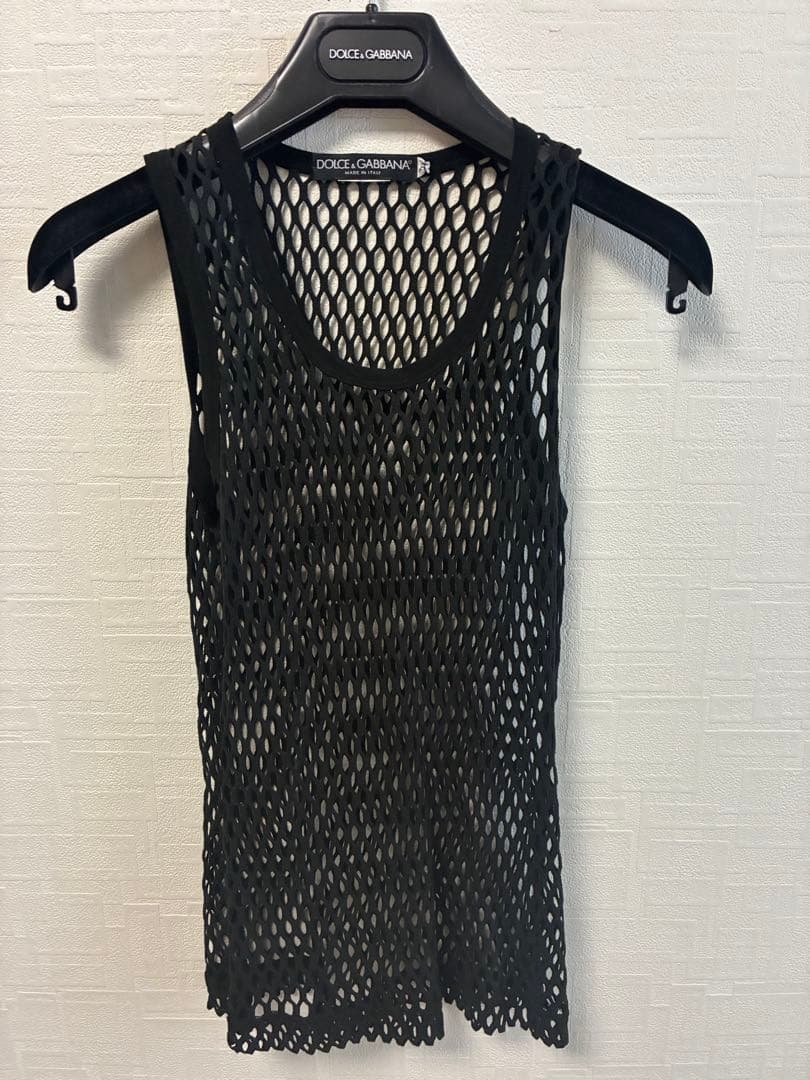 Dolce & Gabbana ブラックタンクトップ 38