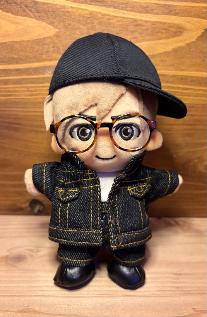 木村拓哉 ぬいぐるみ本体【 デニムSET】【ブラックサンタ衣装付】