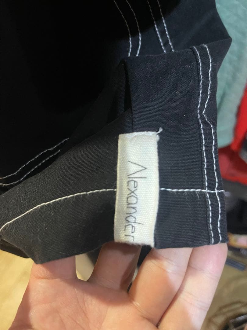 AlexanderLeeChang ブラックジャケット ホットドッグ刺繍