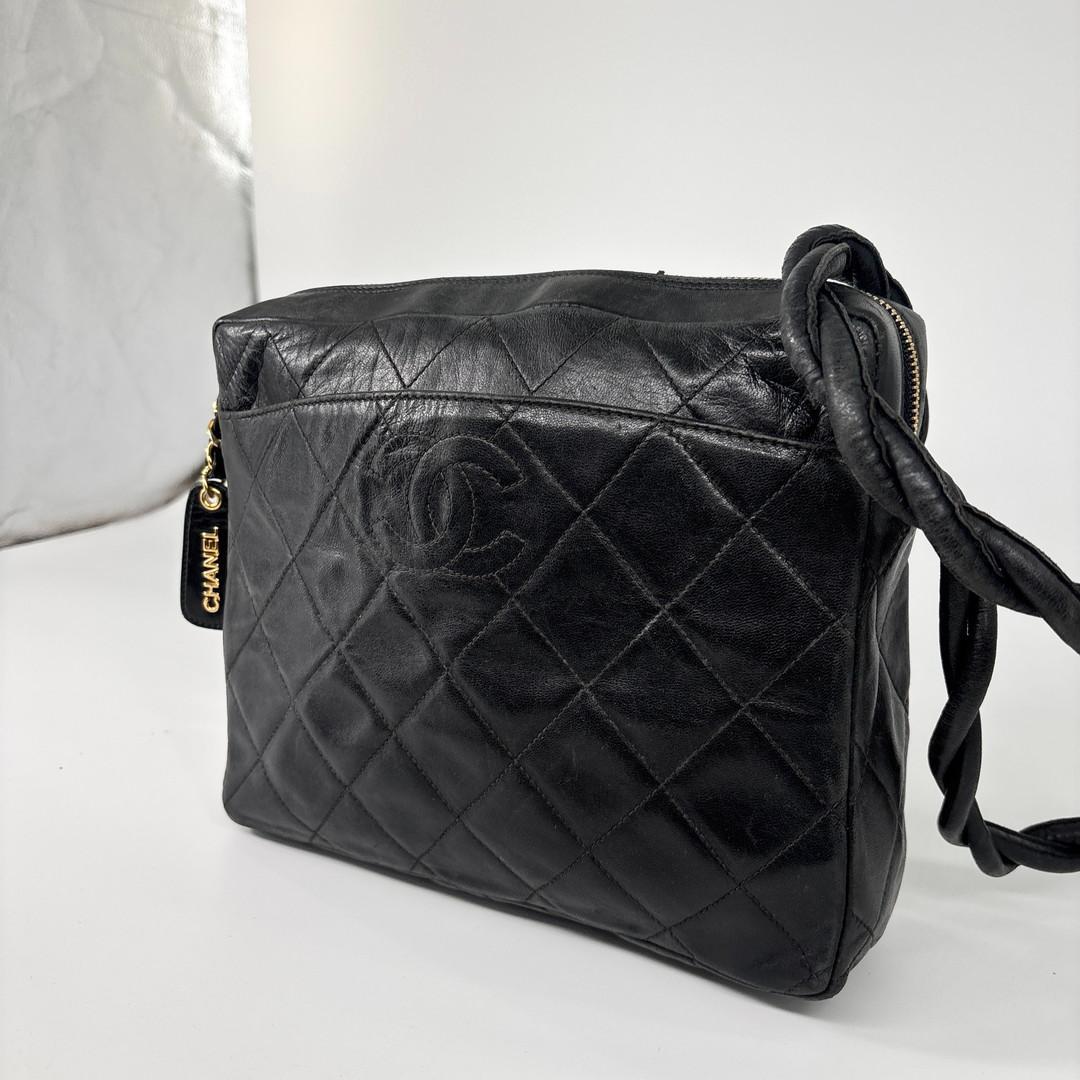 美品 シャネル マトラッセ ココマーク ロープ ヴィンテージ ショルダーバッグ