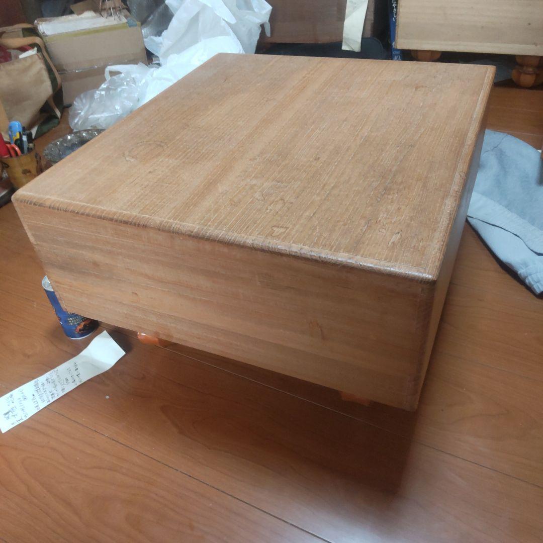 ★日本産本榧脚付き碁盤5.4寸　木裏板目17kg