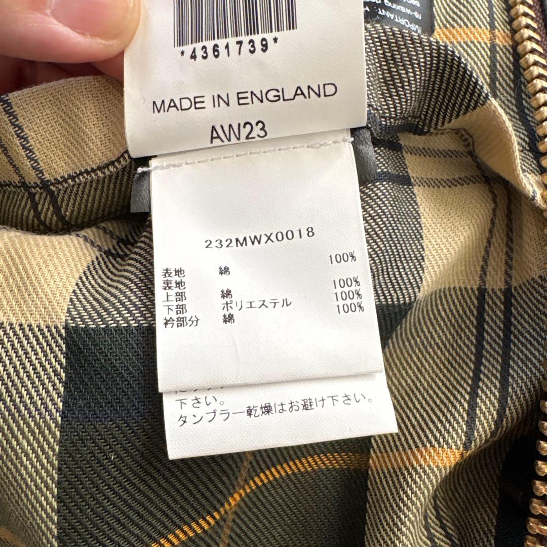 バブアー　ビデイル　オイルドジャケット　セージ　38