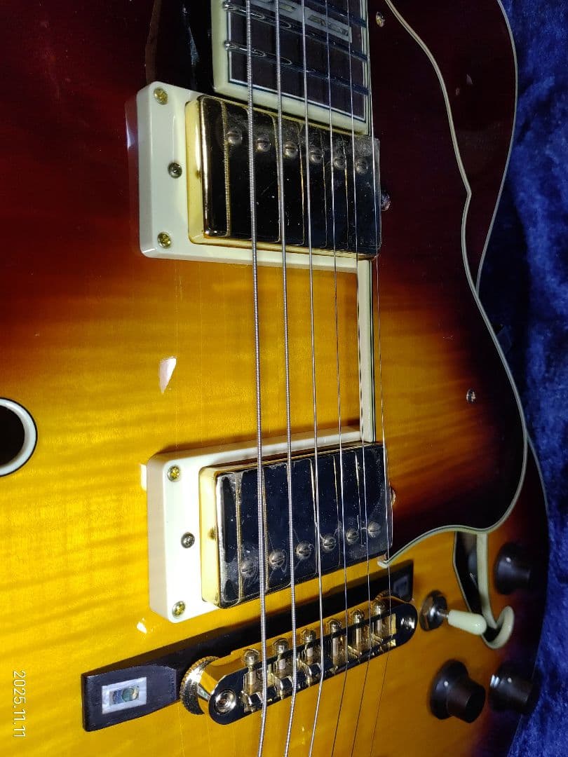 IBANEZのアートコアカスタムシリーズの1ランク上フルアコAF105-VB美品