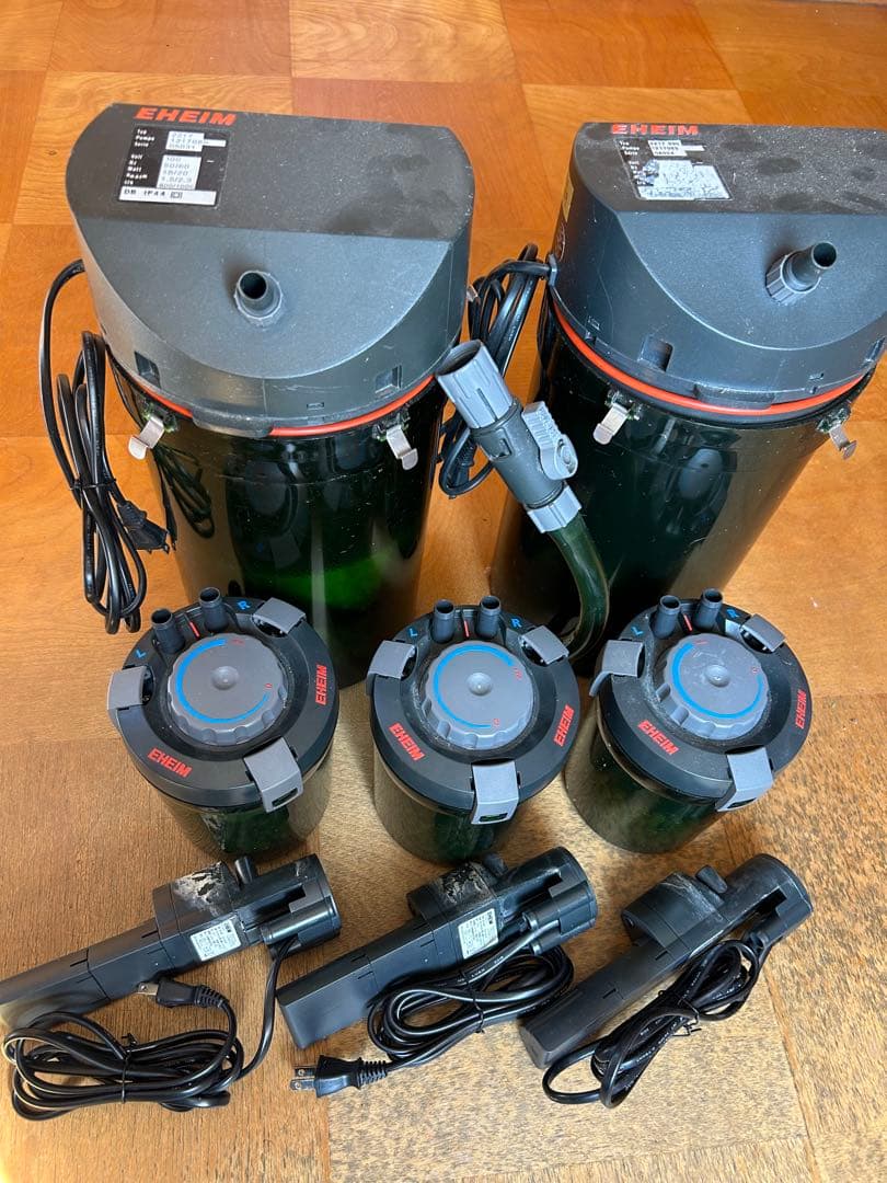 EHEIM フィルターセット　2217 2台　アクアコンパクト2004 3台