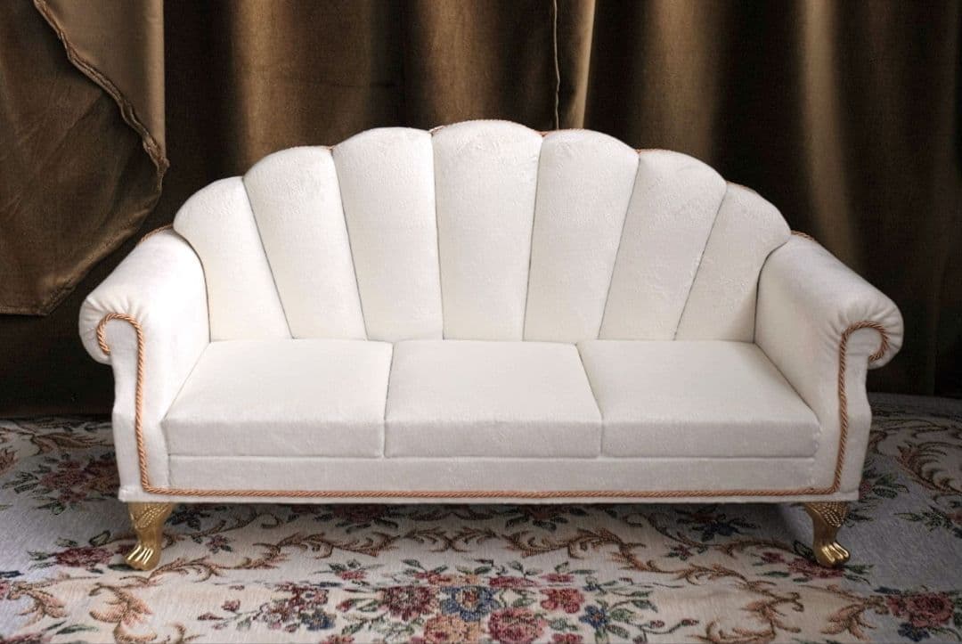 めぇ₍ᐢ。•༝•。ᐢo[月兎ノ夢箱]o 1/4シェル型ソファ3人用