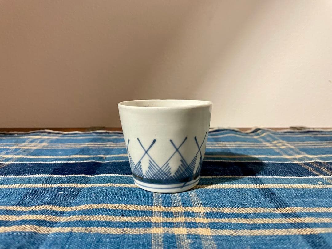 伊万里 草文　蕎麦猪口　江戸中から後期