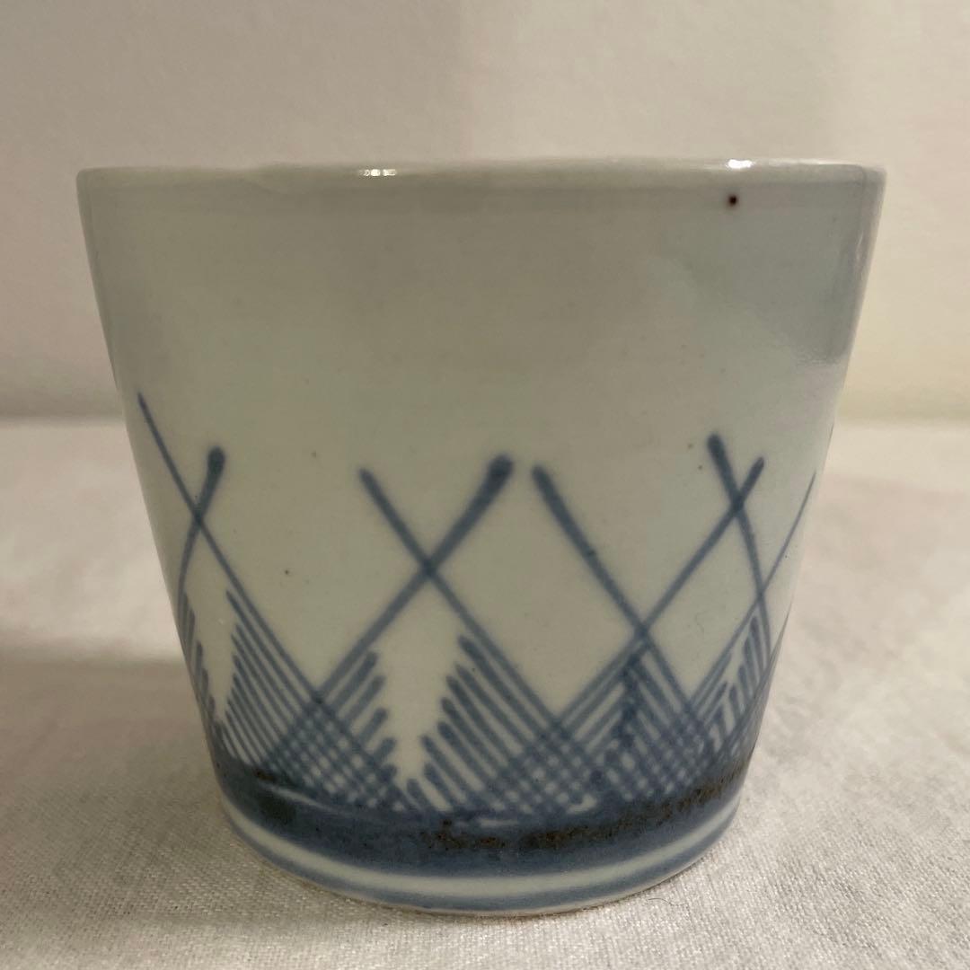伊万里 草文　蕎麦猪口　江戸中から後期