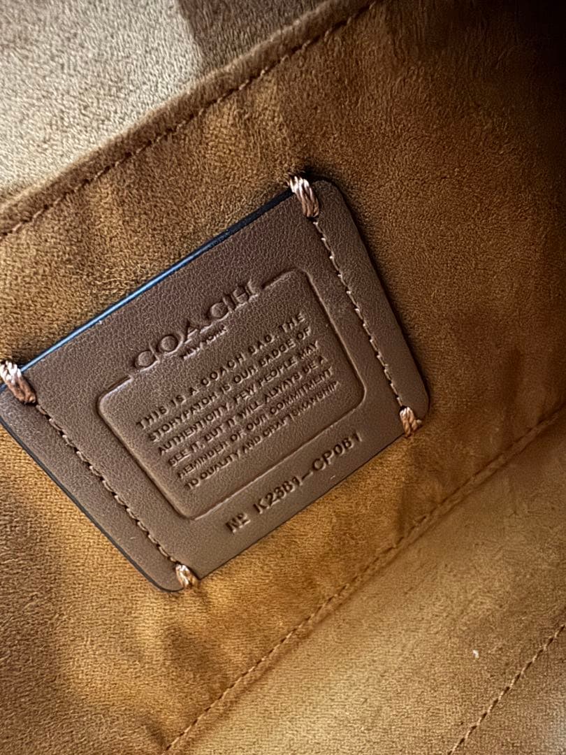 【美品】COACH コーチ 2way アンドレア キャリーオール ハンドバッグ