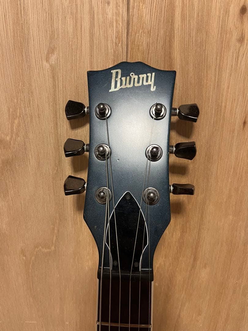 Burny ブラックレスポールタイプギター　SLG50