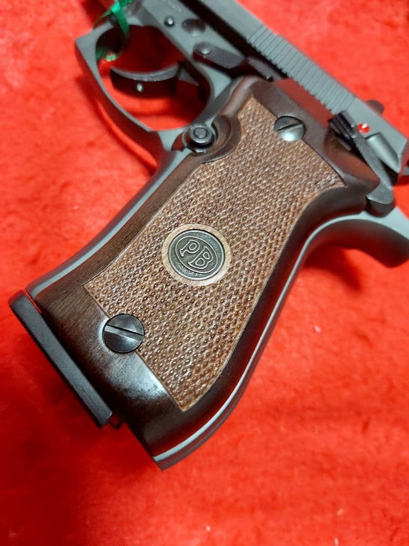 WA　ベレッタ　M84FS　カーボンブラックHW　ベレッタ社純正木製グリップ付