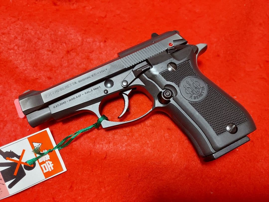 WA　ベレッタ　M84FS　カーボンブラックHW　ベレッタ社純正木製グリップ付