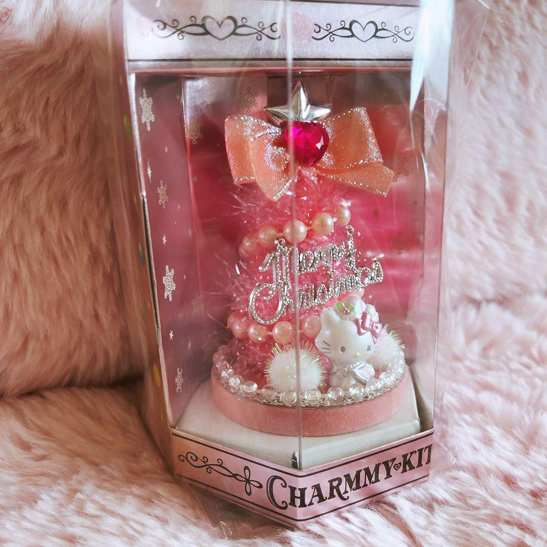 希少レア　チャーミーキティ　ミニ　クリスマスツリー　オブジェ　2005 サンリオ