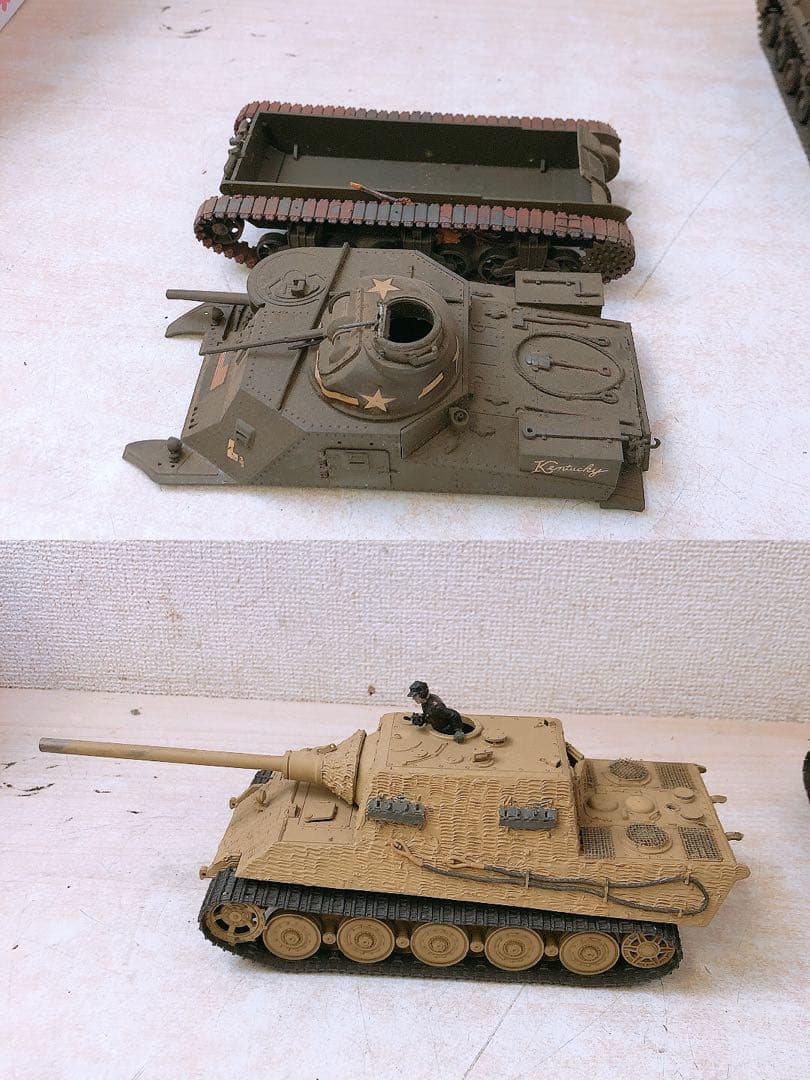 ②戦車・ミリタリープラモデル大量まとめ売り ジャンク 軍用車両 パーツ多数