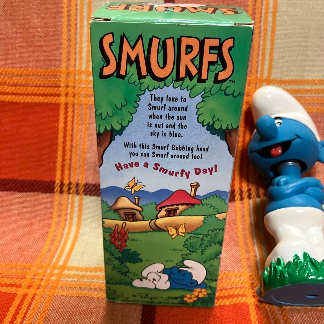 スマーフ　ボビングヘッド　2体　smurf