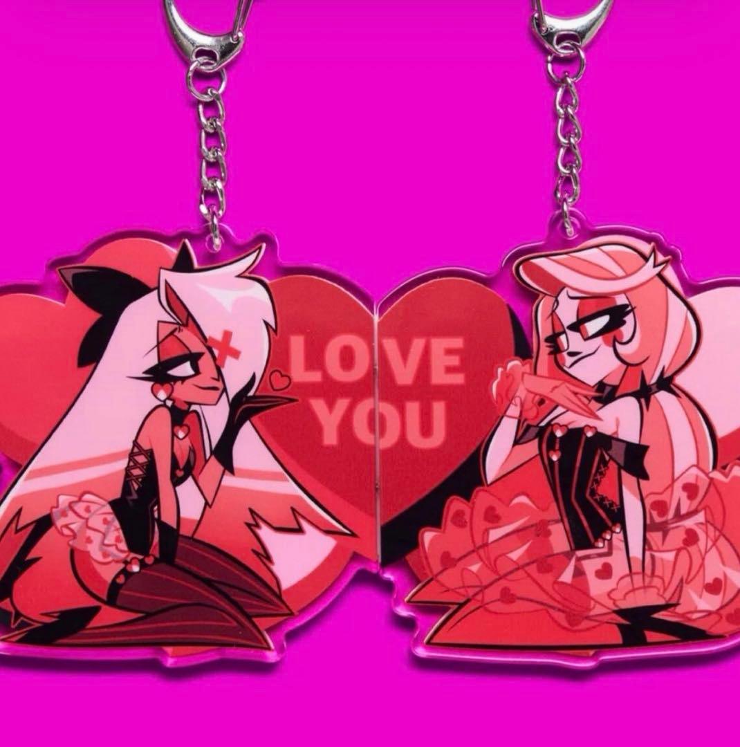 【ハズビンホテル】チャーリー&ヴァギーバレンタイン限定アクリルキーホルダー