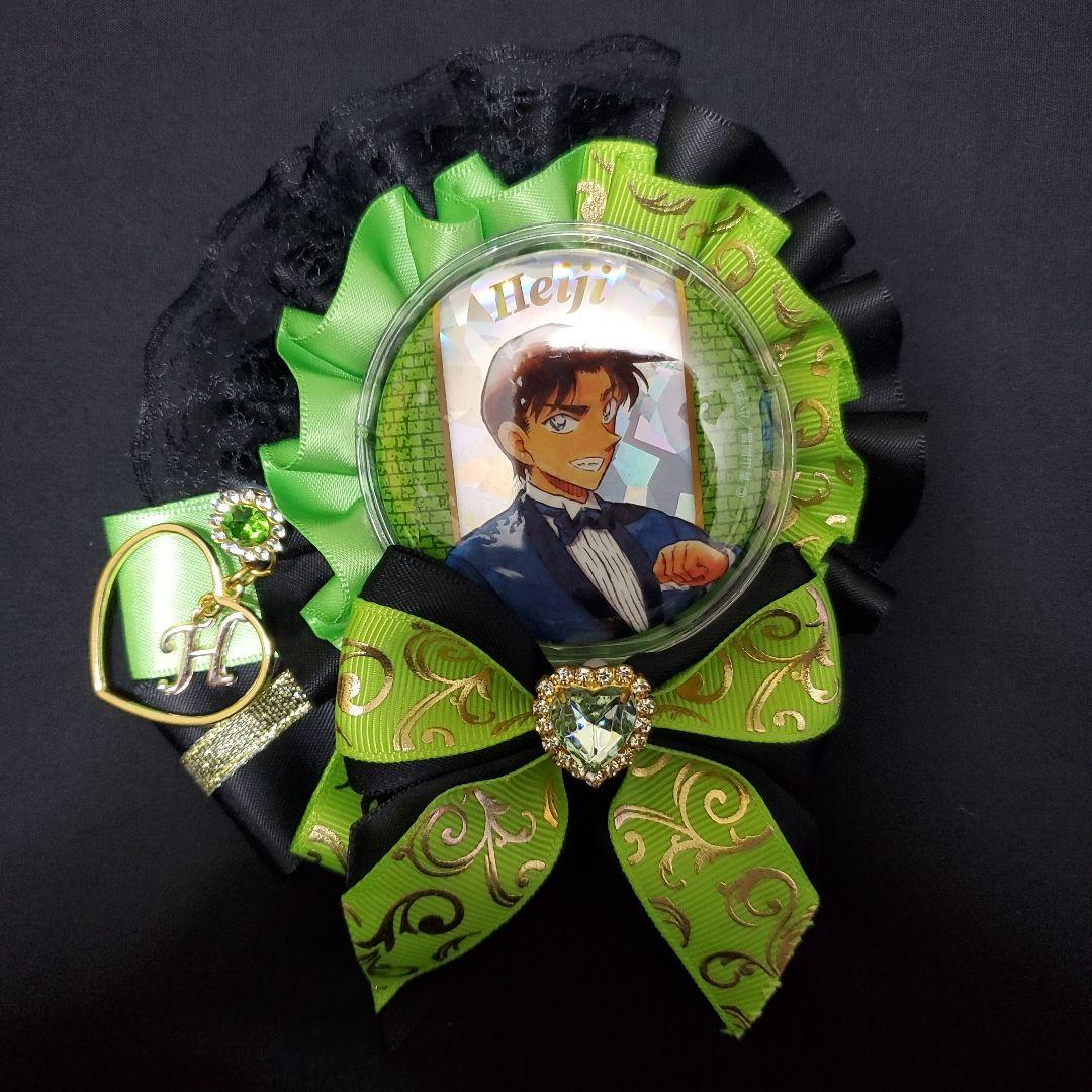 名探偵コナン コナン展 缶バッジ 服部平次 48点 (おまけ付き)