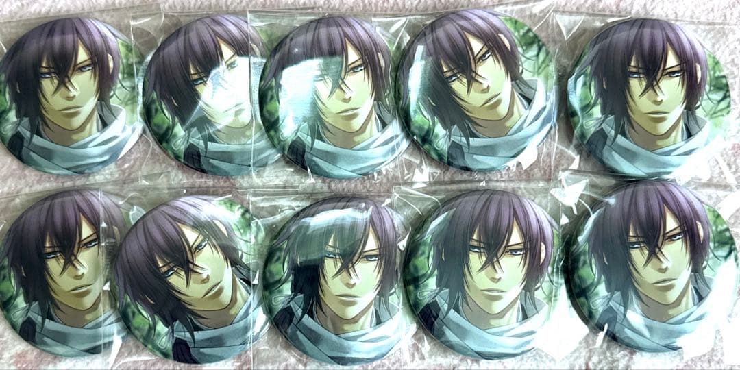 薄桜鬼　遊戯録 隊士達の大宴会 ebten エビテン　斎藤　缶バッジ 10点