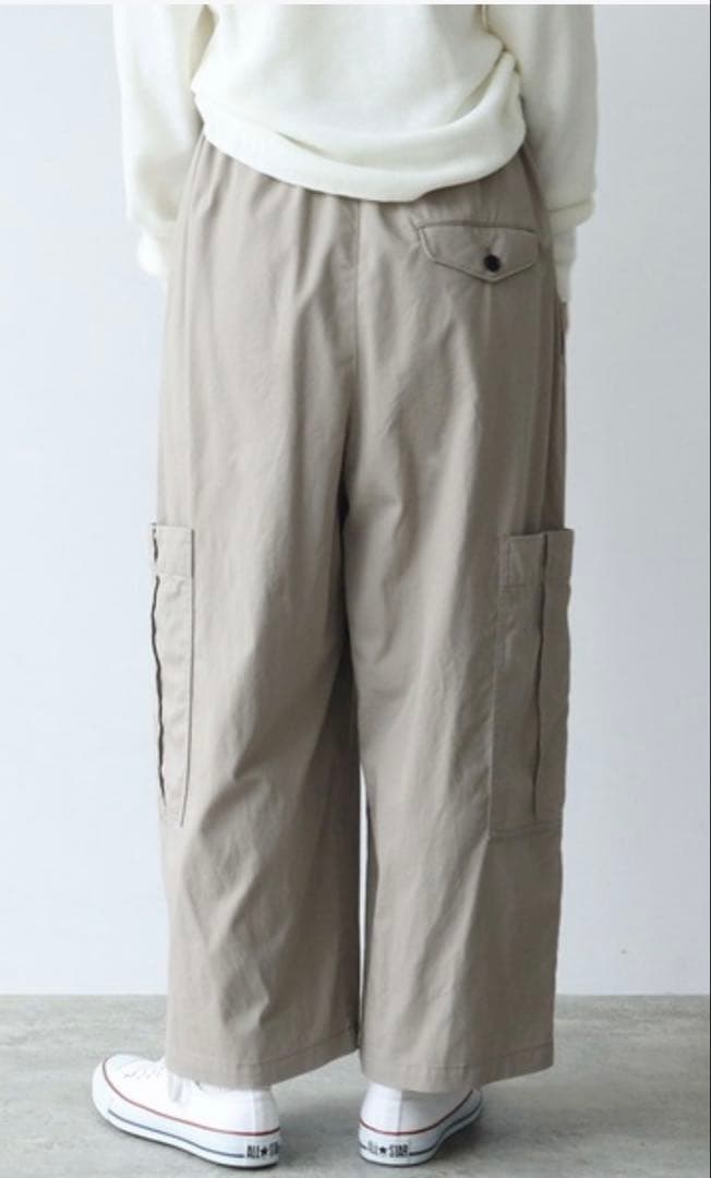 yuni ユニ　カーゴパンツ　ウエストゴム　ゆったり