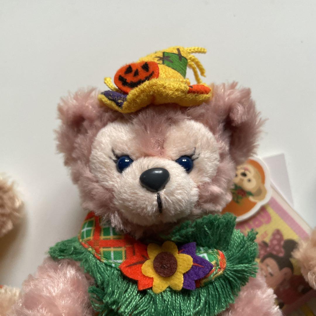 ぬいぐるみバッジ　ダッフィー シェリーメイ 2014 ハロウィン 10周年