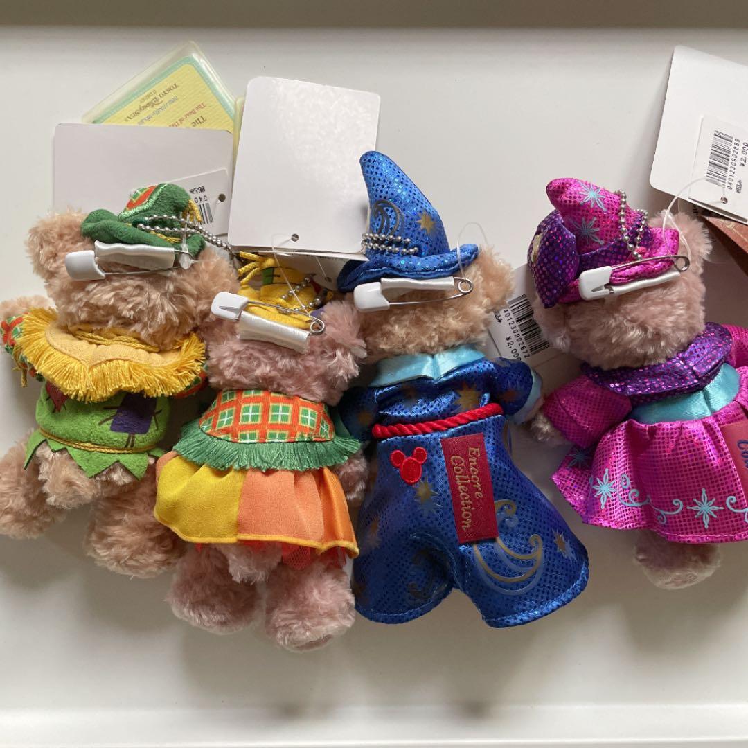 ぬいぐるみバッジ　ダッフィー シェリーメイ 2014 ハロウィン 10周年