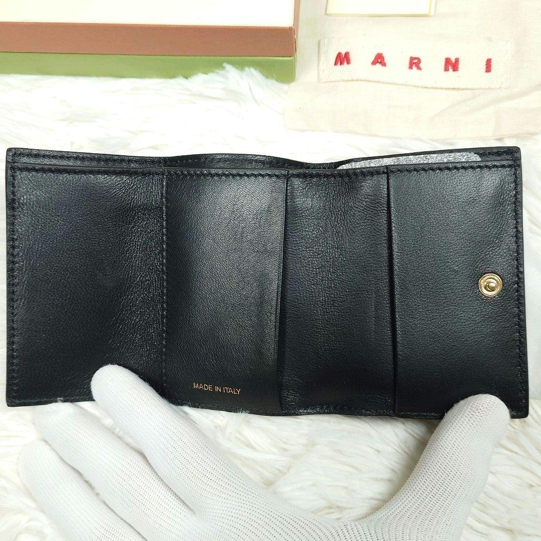 ちゃんたくマルニ ミニウォレット 三つ折り レザー トランク ユニセックス