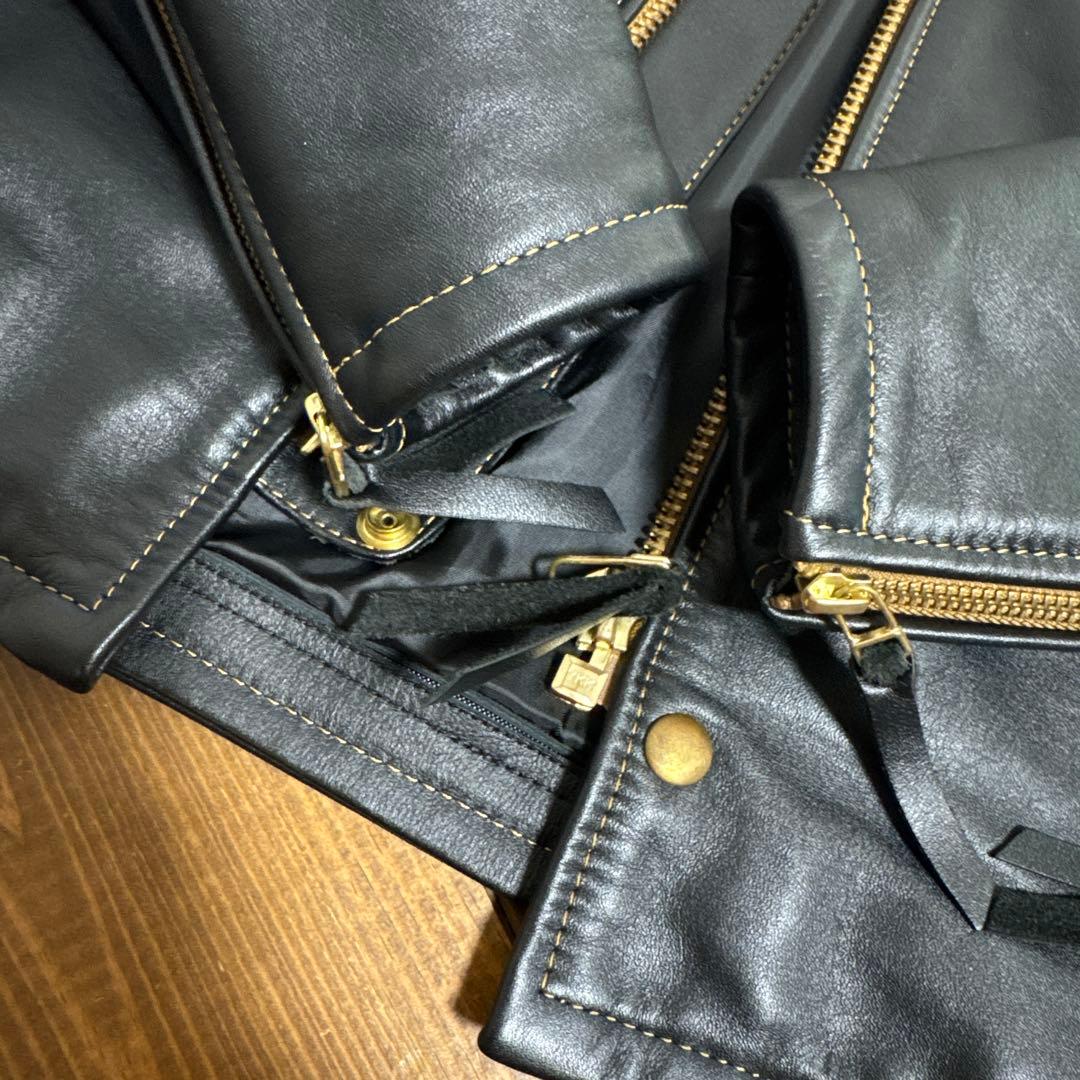 KADOYA レザージャケット　LL 牛革　ライダース