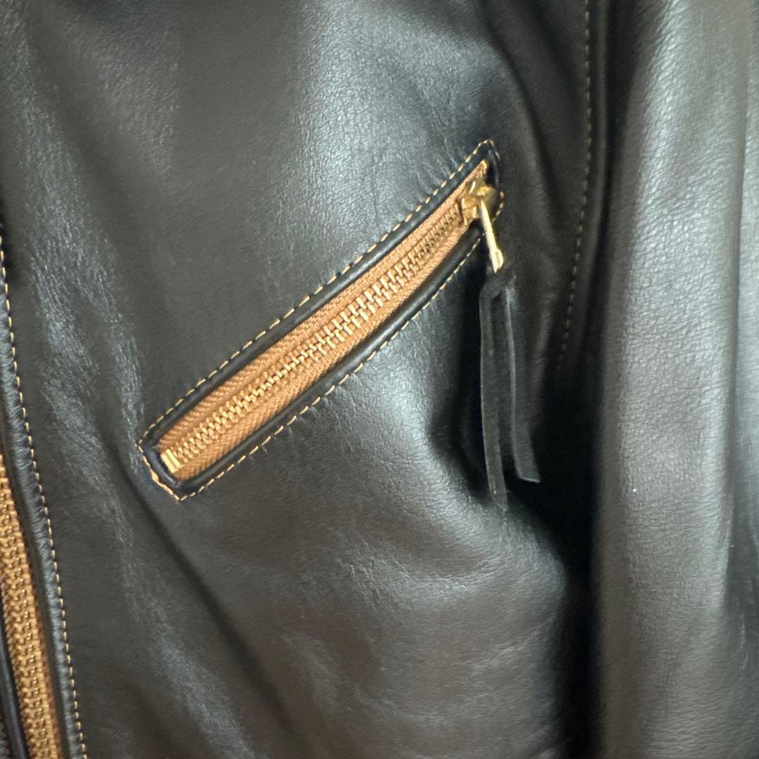 KADOYA レザージャケット　LL 牛革　ライダース