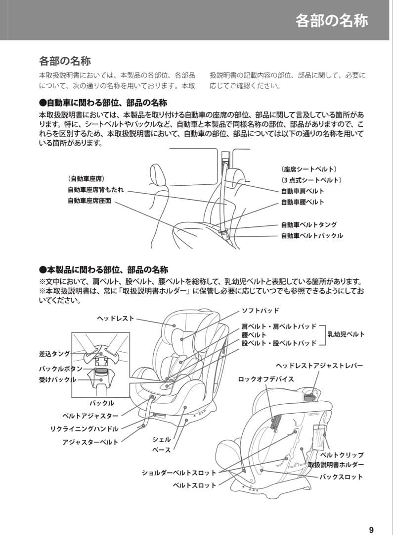 かっぱJoie Valiant コンバーチブルタイプチャイルドシート　美品