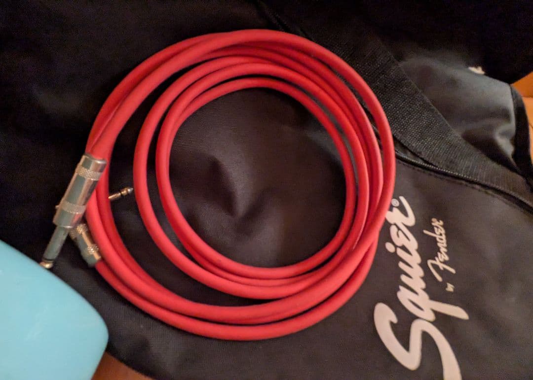 Squier ミニジャズマス HH 保証書、ケース、シールドつき