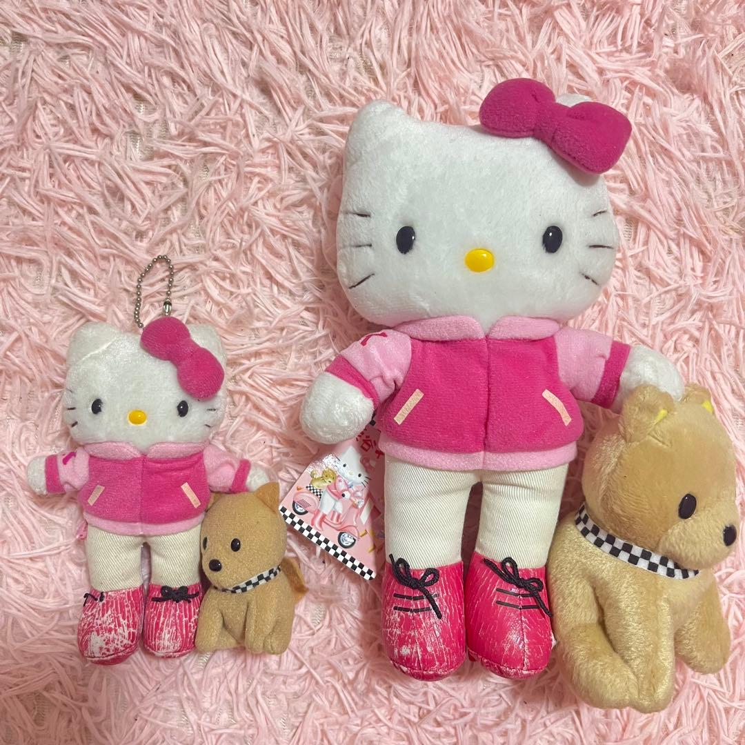 渋谷キティ物語 ぬいぐるみ&マスコットキーホルダー 2点セット