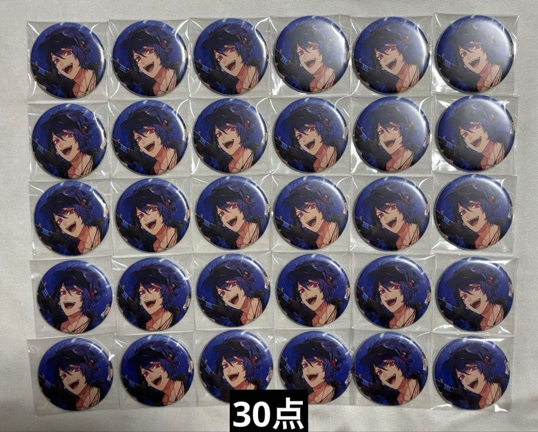 ブラスタ 藍 缶バッジ 4周年