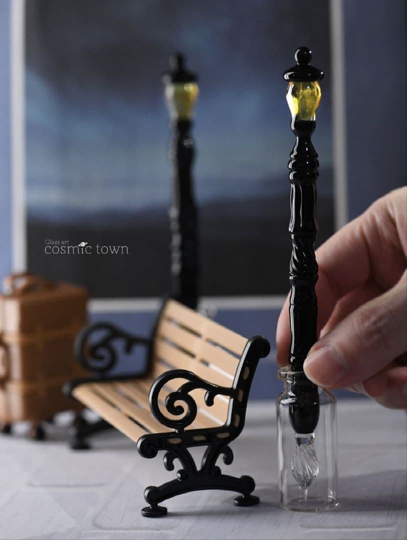 街頭ガラスペン(黄色) Cosmic town