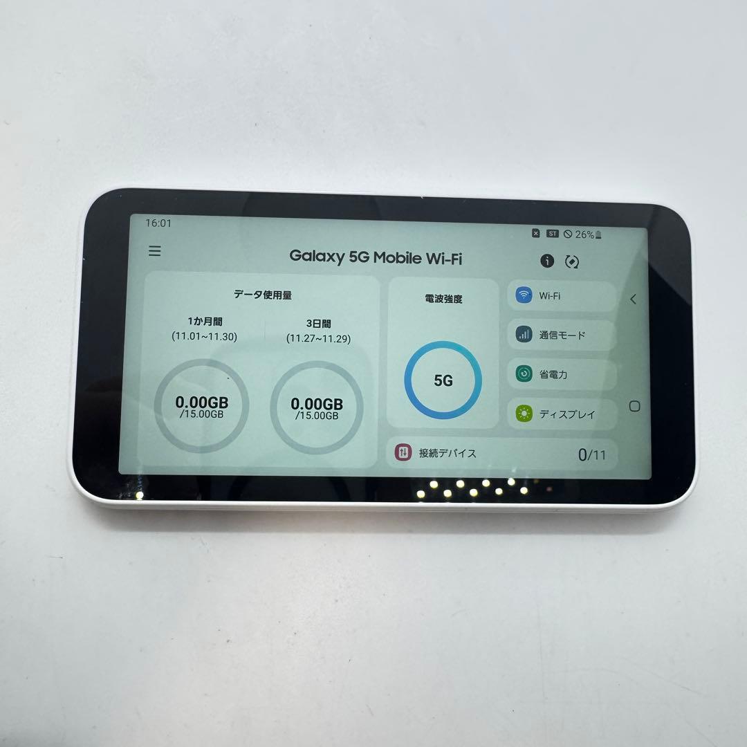 【SIMフリー】 Galaxy 5G Mobile Wi-Fi SCR01 本体