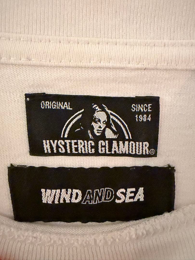 【希少XL】ヒステリックグラマー×ウィンダンシー Tシャツ バックプリント有り