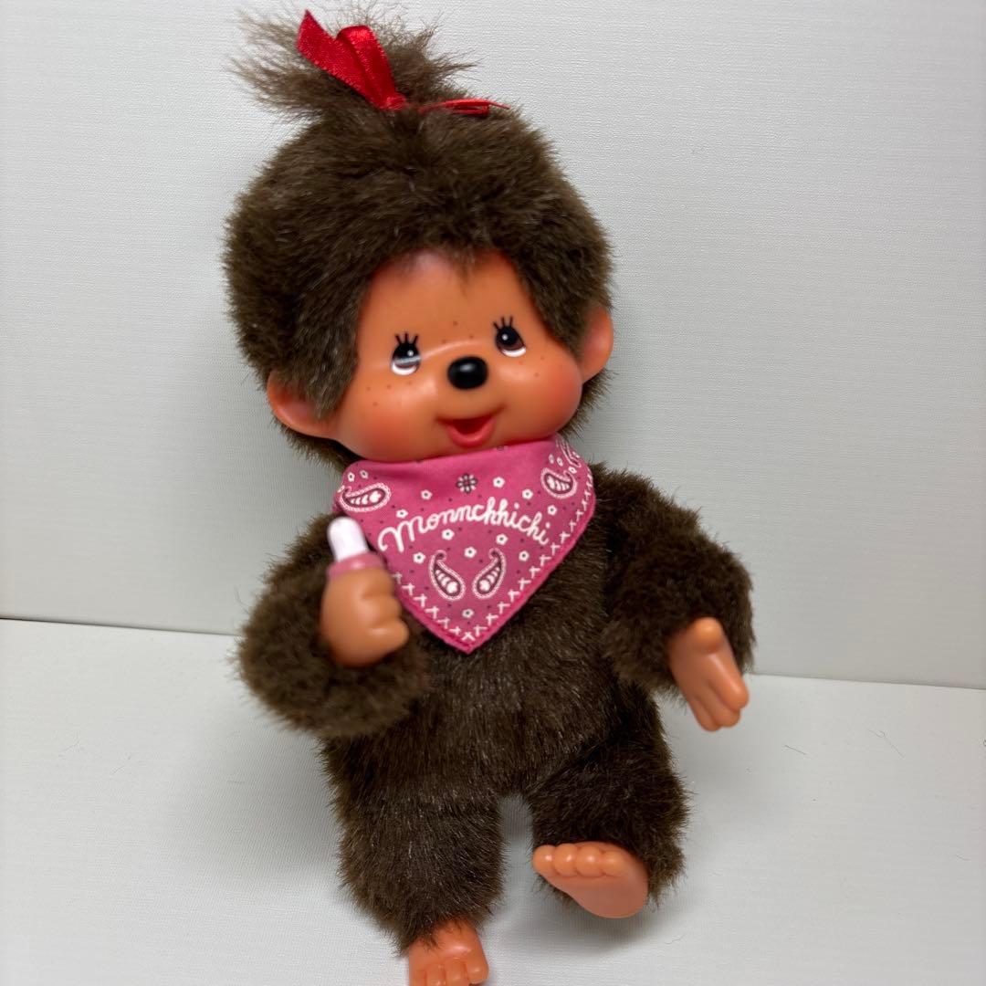 2002年発売 ポキポキ モンチッチ バンダナ ピンク 女の子 1376